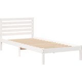  Krevetna konstrukcija Bijelo 80 x 210 cm Čvrsta borova drva | shoptok.hr