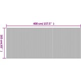 Sobna pregrada crna širina 400 cm visina 165 cm od bambusa | shoptok.hr