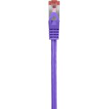 Renkforce RF-4724912 RJ45 omrežni kabel\, Patch kabel CAT 6 S/FTP 0.15 m vijolična z zaščitnim zapornim zatičem\, pozlačeni konektorji\, vgradni 1 kos, (20417771) | Shoptok.si