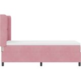  Krevet s opruga kutije s madracem Ružičasta 80 x 200 cm Baršun | shoptok.hr