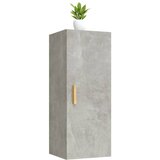  Zidni ormarić boja betona 34,5x34x90 cm od konstruiranog drva | Eponuda.com
