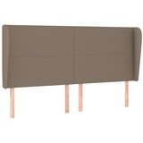  Vzglavje z ušesi taupe 183x23x118/128 cm blago, (20794517) | Shoptok.si