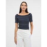 Orsay Dark blue women's T-shirt with three-quarter sleeves - Women's | shoptok.hr