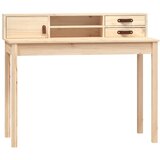 Maison Chic Pisalna miza - pisarniška miza - Računalniška miza 110x50x93 cm trdna borovina, (21785034) | Shoptok.si