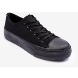 Kesi Low classic sneakers on the platform of black jazlyn