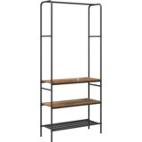 Stalak za odjeću s policama Staro drvo 77 x 30 x 171 cm | shoptok.hr