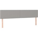 LED uzglavlje svjetlosivo 200x5x78/88 cm od tkanine | shoptok.hr