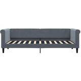 vidaXL Izvlečna dnevna postelja temno siva 80x200 cm žamet, (20881998) | Shoptok.si
