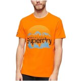 Superdry Majice s kratkimi rokavi - Oranžna Cene