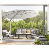 Amatio LOUNGE GARNITURA mrežasta prevleka aluminij | Shoptok.si