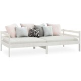 vidaXL Dnevna postelja bela trdna borovina 90x200 cm | Shoptok.si