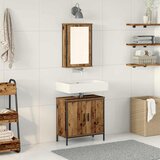  Set namještaja za kupaonicu 2 kom. Smeđa Konstruirano drvo | shoptok.hr
