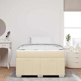  Konstrukcija postelje z vzmetnico krema 120 x 190 cm blago, (5000123572) | Shoptok.si