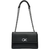 Calvin Klein Jeans RE-LOCK CONV SHOULDER BAG_PBL K60K612554 Crna