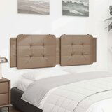  Jastuk za uzglavlje boja cappuccina 160 cm od umjetne kože | shoptok.hr