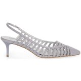 Laura Biagiotti Salonarji GLITTER SILVER Siva Cene