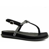 Leindia Sandali & Odprti čevlji 91706 Črna Cene