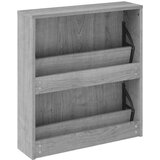 Ormarić za cipele s ogledalom 2 razine boja hrasta 63x17x67 cm | Eponuda.ba