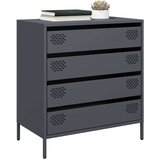 vidaXL Komoda antracit 68x39x73,5 cm hladno valjano jeklo | Shoptok.si