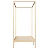  Okvir za krevet s baldahinom od masivne borovine 100 x 200 cm | shoptok.hr