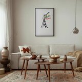  Plakat - Eiffel Tower and Colors 29.7x42 Crni okvir | shoptok.hr