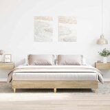 vidaXL Okvir kreveta bez madraca boja hrasta sonome 160x200 cm drveni | shoptok.hr