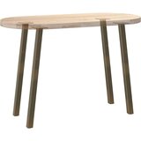  Noge za konzolno mizico 4 kosi naravno jeklo 72 cm jeklo | Shoptok.si