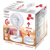 Johnson Punjivi stoni ventilator GIRAFFA 5W/3,7V 1200 mAh prečnik 20 cm bela | Eponuda.com