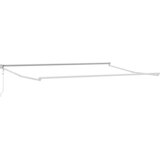 Ručna Ročna retraktibilna tenda z LED oranžna in rjava 350x250 cm, (22145968) | Shoptok.si