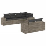  7-dijelni set vrtnih sofa sivi od poliratana | shoptok.hr