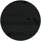  Mizna plošča črna Ø30x2,5 cm trdna borovina, (20601811)