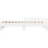  Okvir kreveta s uzglavljem Bijela 80 x 200 cm Konstruirano drvo | shoptok.hr