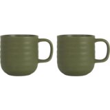 Sagaform Ellen 2-delni set lončkov z ročajem - Green | Shoptok.si