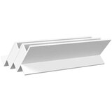  Regal za revije s polico Bela 90 x 53 x 28,5 cm Konstruiran les, (5000214272) | Shoptok.si