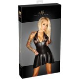 Noir plisirana haljina bez naramenica s prozirnim poprsjem (crna) - M | shoptok.hr