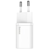 Baseus Super Si brzi punjač 1C 30W, bijeli | shoptok.hr
