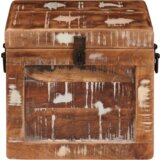 vidaXL Kutija za spremanje s pohranom Šareni masivno obnovljeno drvo | shoptok.hr