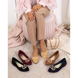 Resti Women's beige ballerinas with an ornament on the toe Cavo - Footwear | ePonuda.com