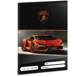 Ars Una Oranžni Lamborghini črtasti zvezek A/5 za 1. razred 14-32 | Shoptok.si