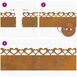 vidaXL Robniki za trato 20 pcs Rjav 103 x 0,05 x 22 cm | Shoptok.si