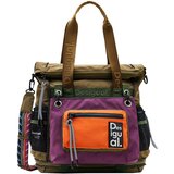 Desigual Ruksak kaki / tamno ljubičasta / mandarina / crna | shoptok.hr