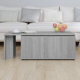  Stolić za kavu boja sivog hrasta 150x50x35 cm konstruirano drvo | shoptok.hr