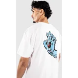 Screaming Hand Chest T-shirt white