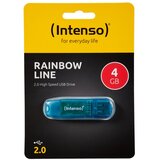  (Intenso) USB Flash drive 4GB Hi-Speed USB 2.0, Rainbow Line, PLAVI - USB2.0-4GB/Rainbow | Eponuda.com