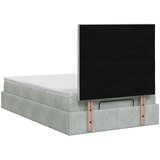  od pjene s madracem i LED-om Svjetlosiva 120 x 200 cm | shoptok.hr