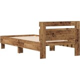  Krevetna konstrukcija s uzglavljem Staro drvo 193 x 95 x 88 cm | shoptok.hr