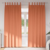 vidaXL Zavjese za zamračivanje 2 pcs Terakota 245 x 140 cm Poliester | shoptok.hr
