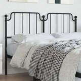  Kovinsko posteljno vzglavje črno 135 cm, (20954073) | Shoptok.si