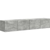 TV zidni ormar Zidne 2 pcs Beton 78,5 x 31 x 29,5 cm | shoptok.hr
