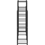  Stalak za cvijeće 83 x 25 x 100 cm crni željezni | shoptok.hr
